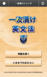 一夜漬け英文法